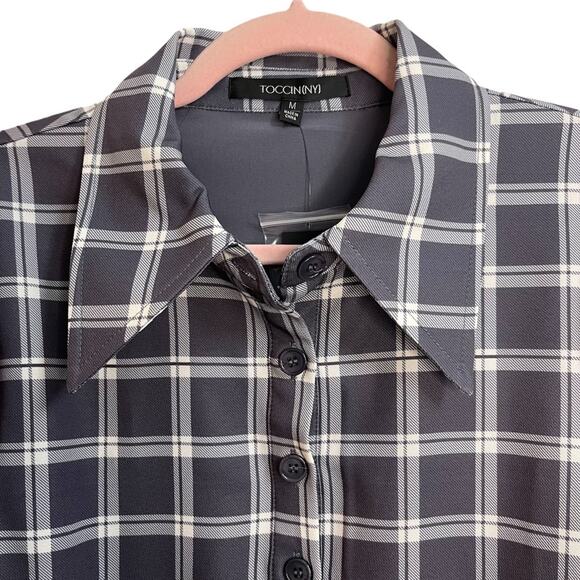 Toccin A Line Blouson Mini Shirtdress - Picture 5 of 14